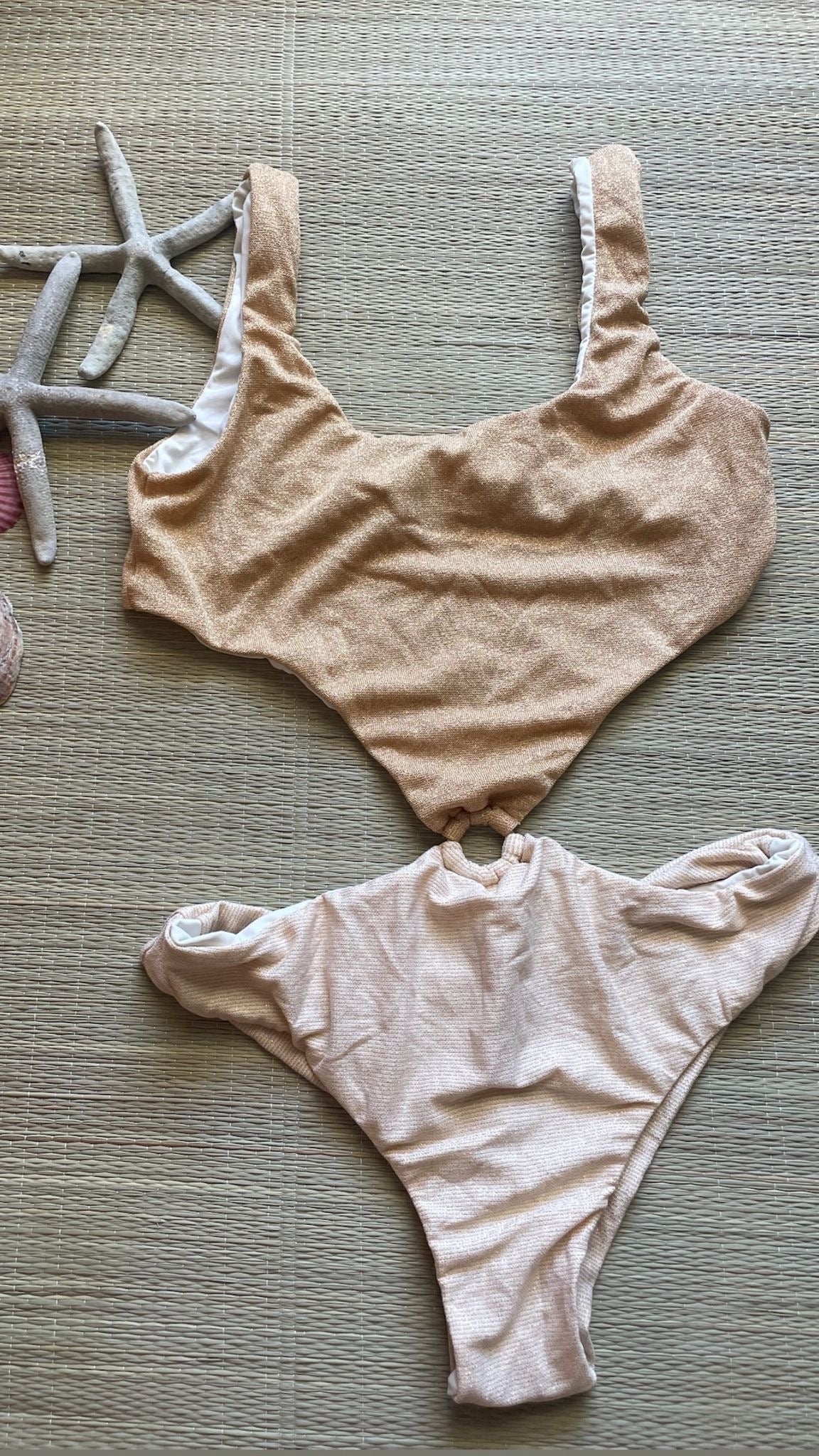 MAIÔ BODY - DOURADO