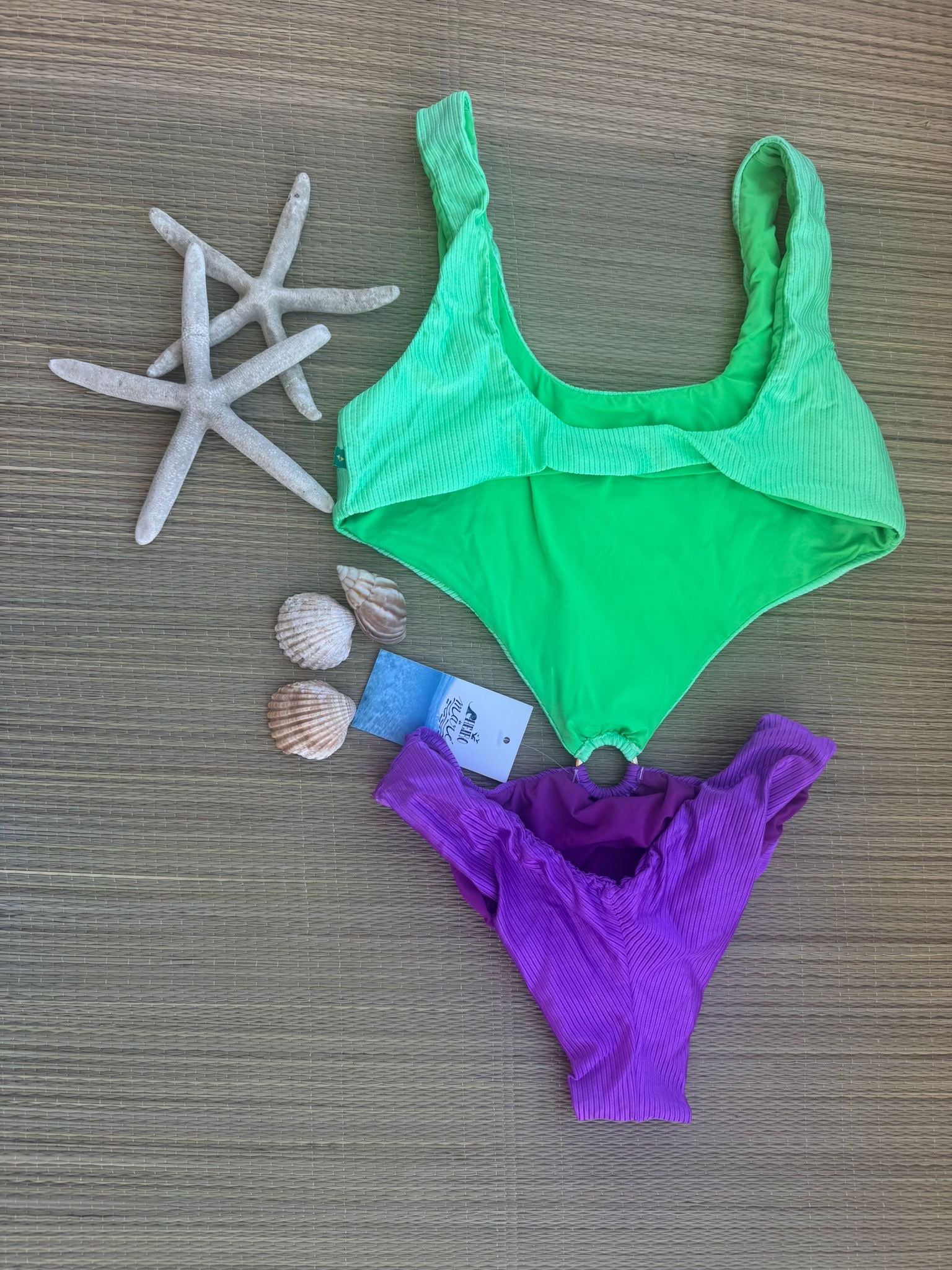 MAIÔ BODY - CAVADO ROXO & VERDE