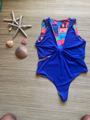 MAIÔ BODY FELIX - AZUL