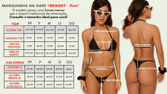 CONJUNTO MARQUINHA DA HARI FIXO - GRAFITE RIO FUNDO BRANCO