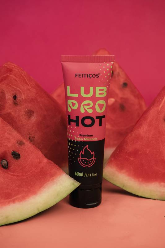 LUBPRO HOT- Sabor Melancia - Gel Lubrificante Premium - 60ml