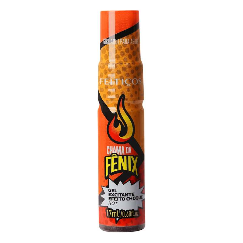 CHAMA DA FÊNIX Gel Excitante Efeito Shock Hot 17ml
