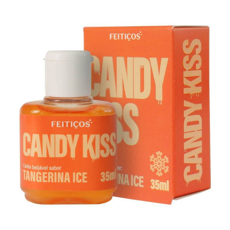 GEL BEIJÁVEL -  Candy Kiss Tangerina Ice 35Ml