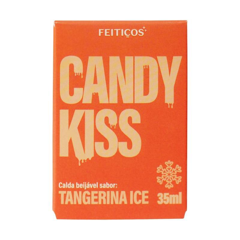 GEL BEIJÁVEL -  Candy Kiss Tangerina Ice 35Ml