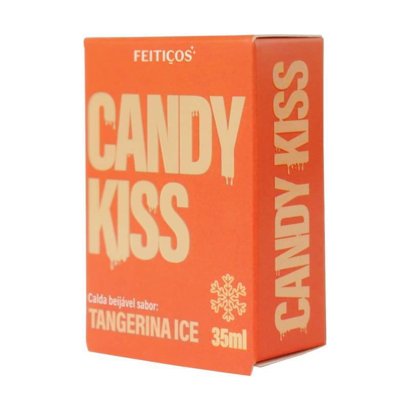 GEL BEIJÁVEL -  Candy Kiss Tangerina Ice 35Ml