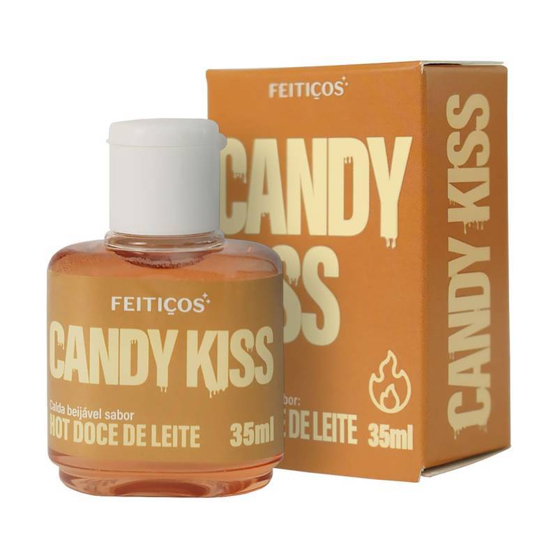 GEL BEIJÁVEL - Candy Kiss Hot Doce De Leite 35Ml
