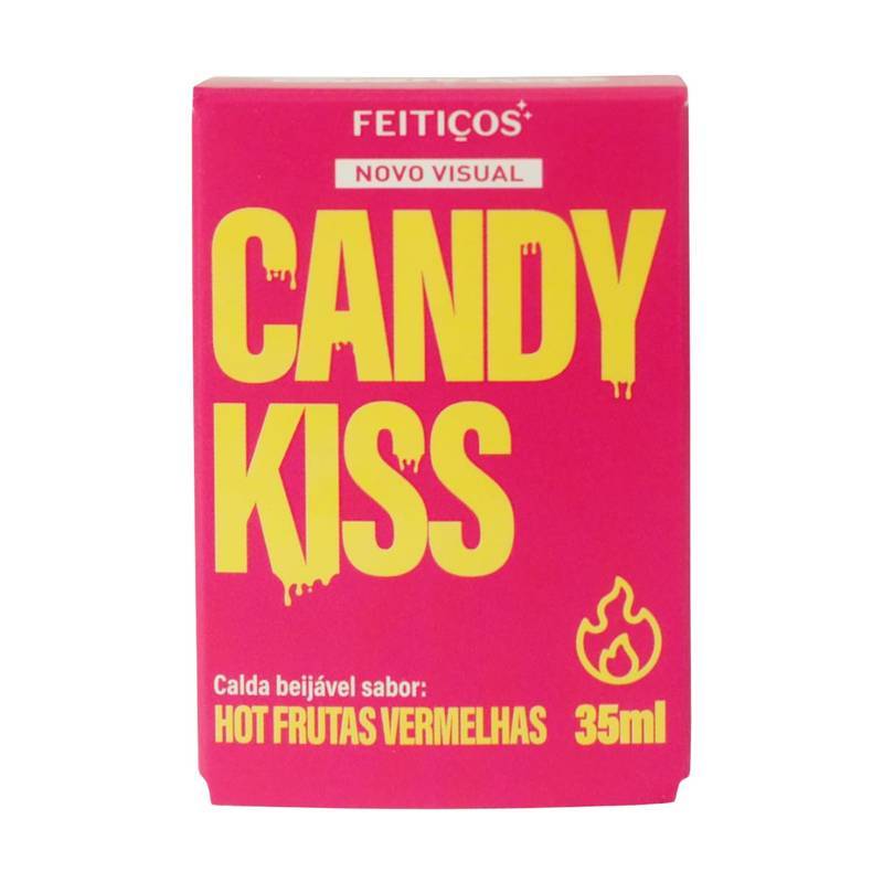 GEL BEIJÁVEL - Candy Kiss - Hot Frutas Vermelhas - 35ml