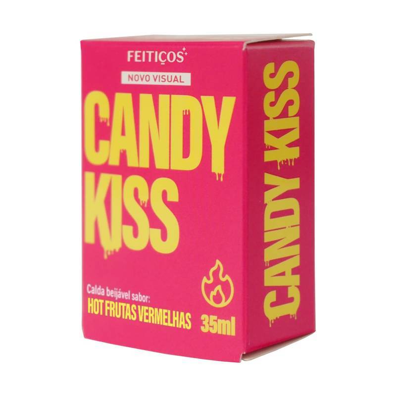 GEL BEIJÁVEL - Candy Kiss - Hot Frutas Vermelhas - 35ml