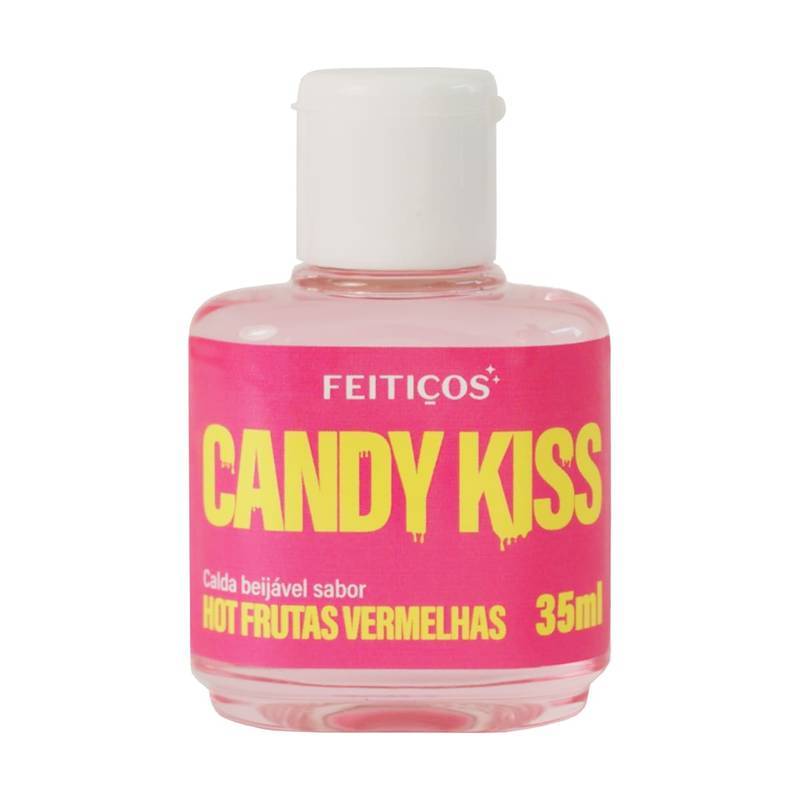 GEL BEIJÁVEL - Candy Kiss - Hot Frutas Vermelhas - 35ml