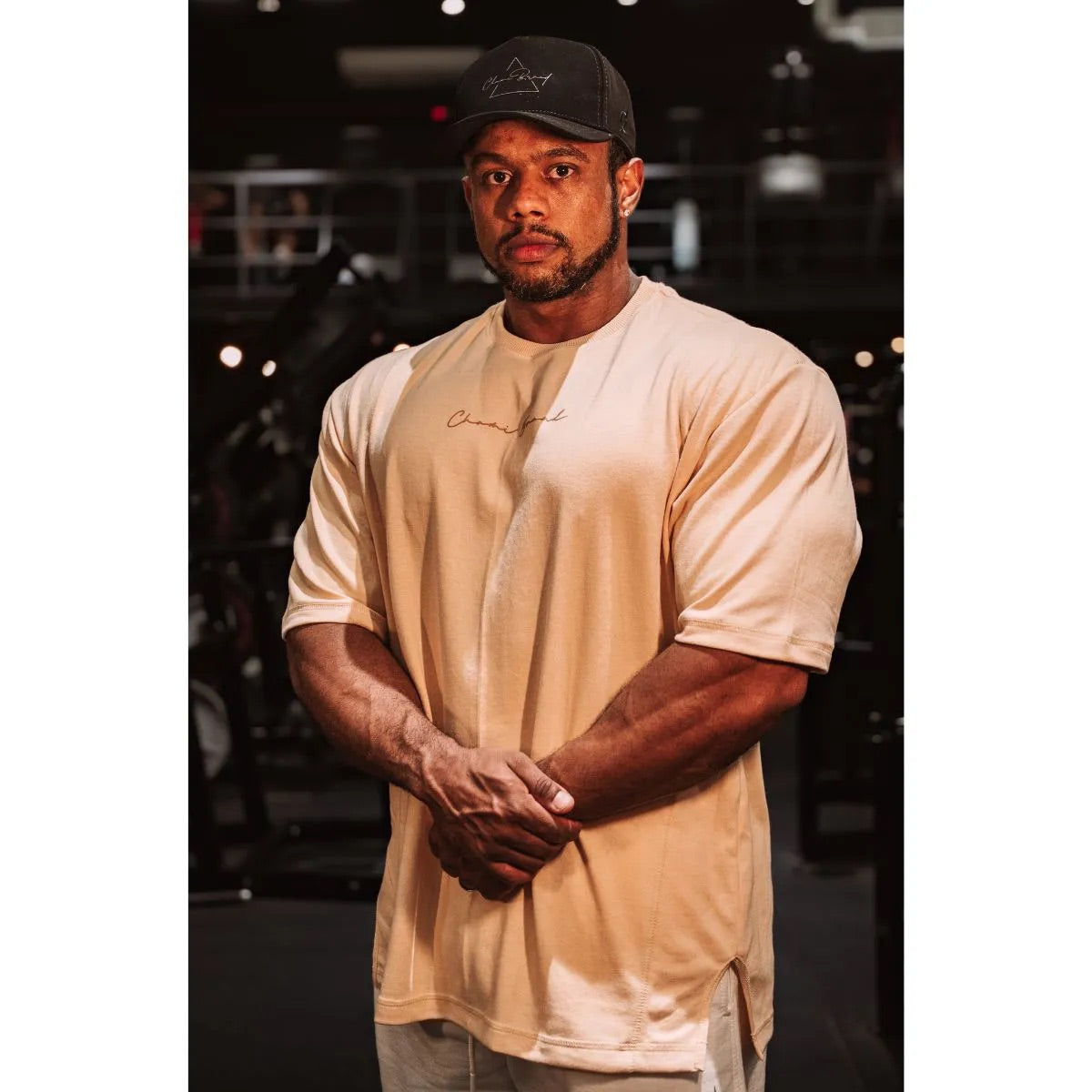 Camiseta Oversized Rugby Cutouts Chami Brand Vanila