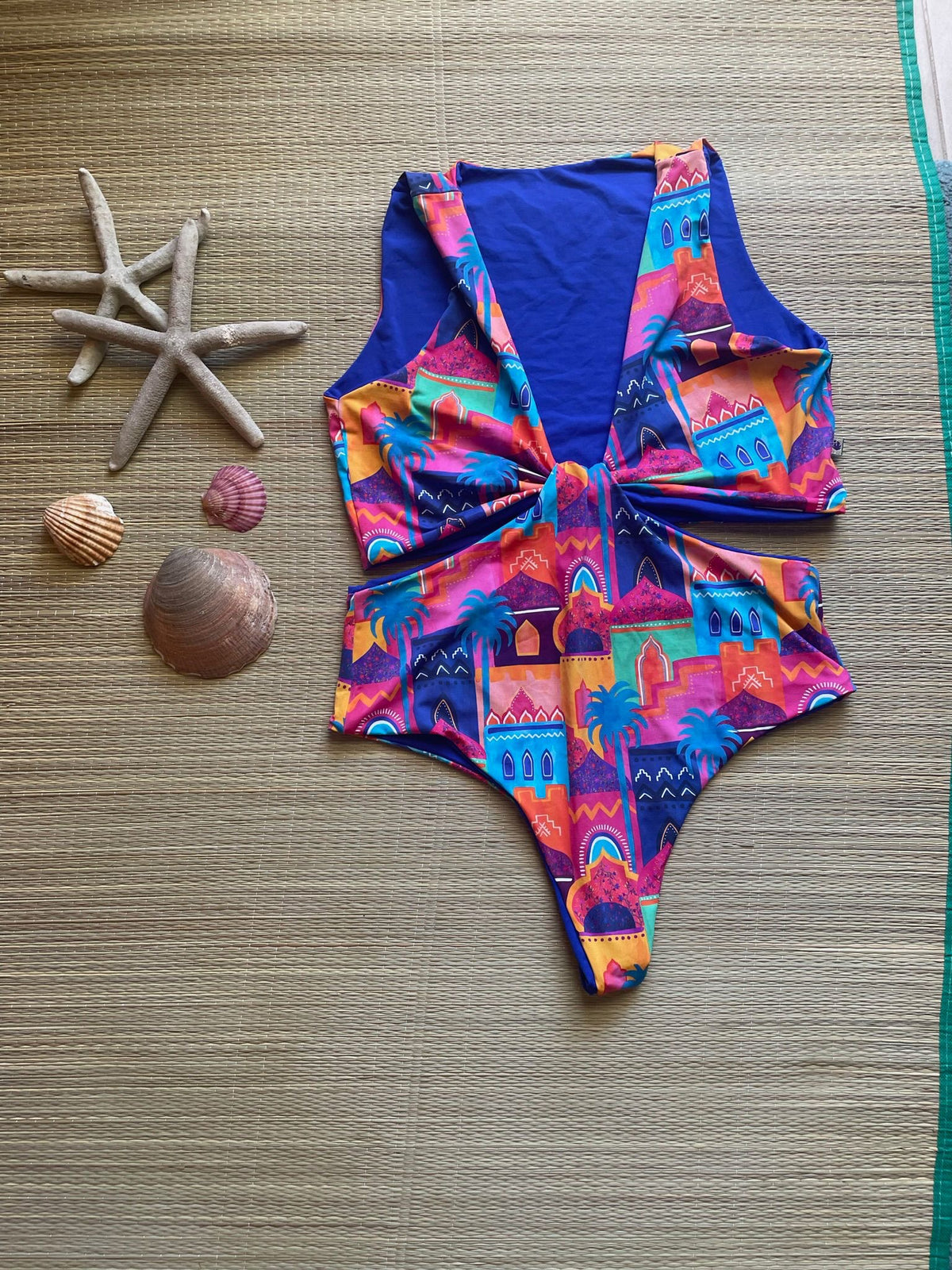 MAIÔ BODY FELIX - AZUL